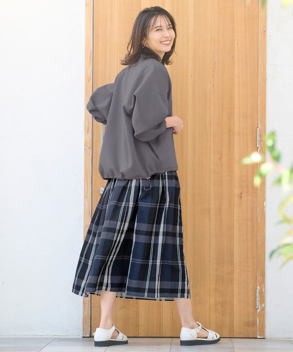 ANY 【洗える】ライトウエイト ジップブルゾン 