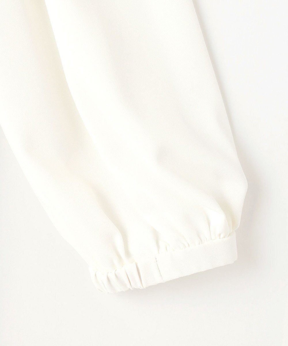 組曲 L 【KUMIKYOKU NAVY】ジョーゼットシフォン2WAY ボウタイブラウス 