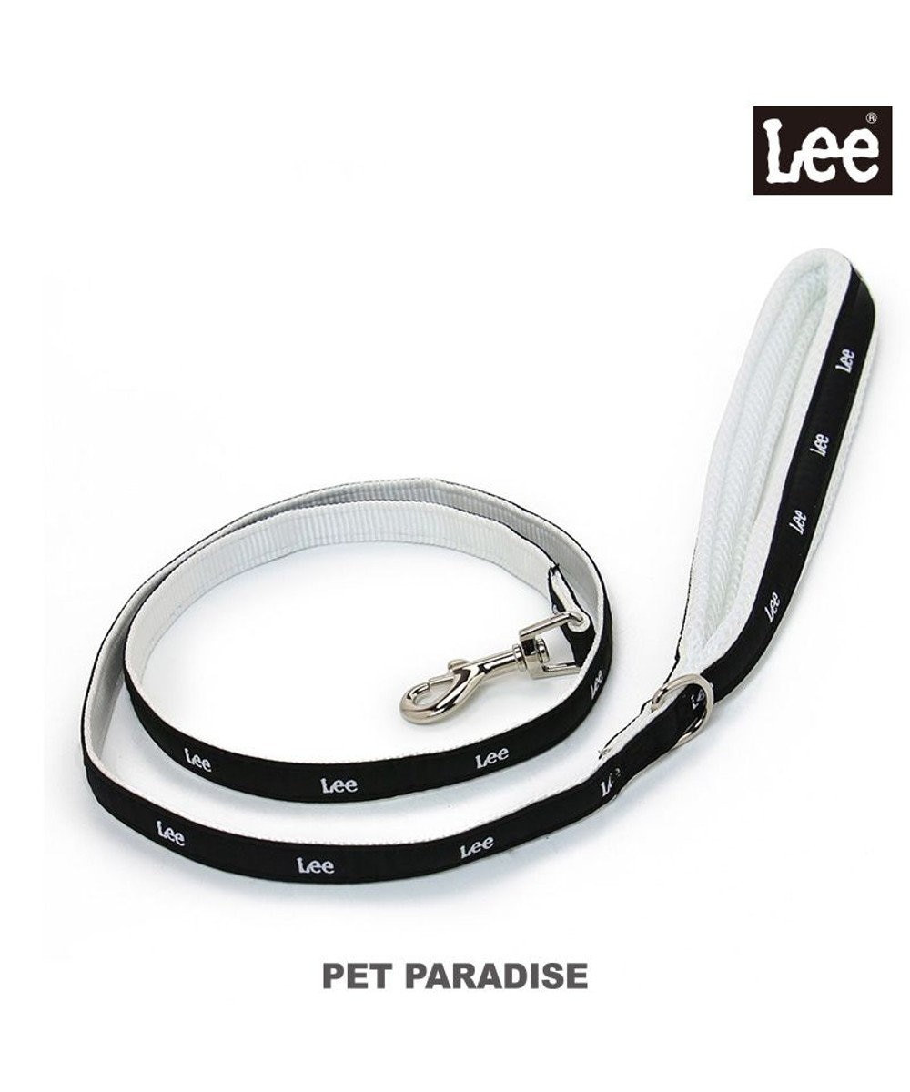 PET PARADISE  Ｌｅｅ 白テープ リード 超小型犬 ４Ｓ~３Ｓ 黒