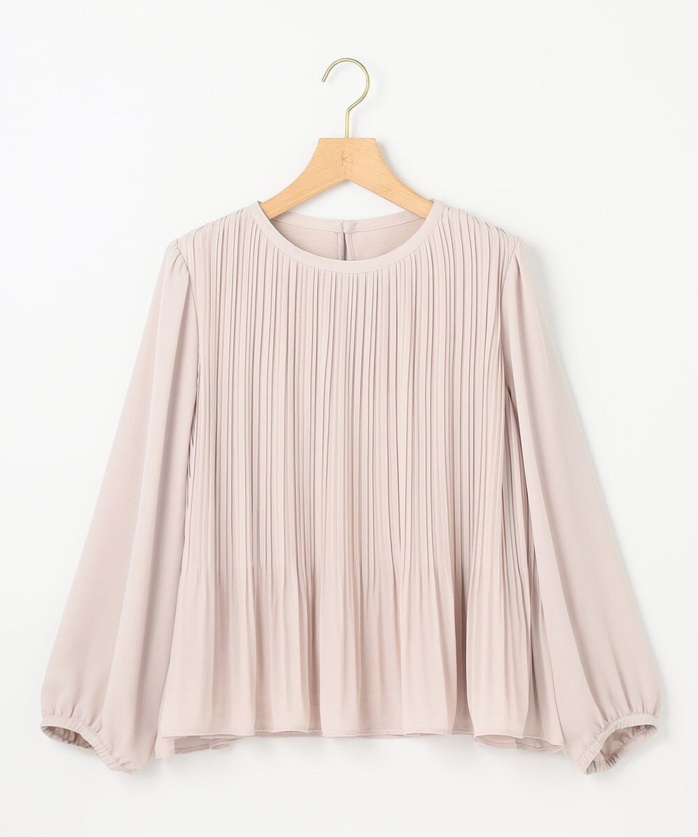 組曲 【WEB限定】ジョーゼットシフォンプリーツ ブラウス 