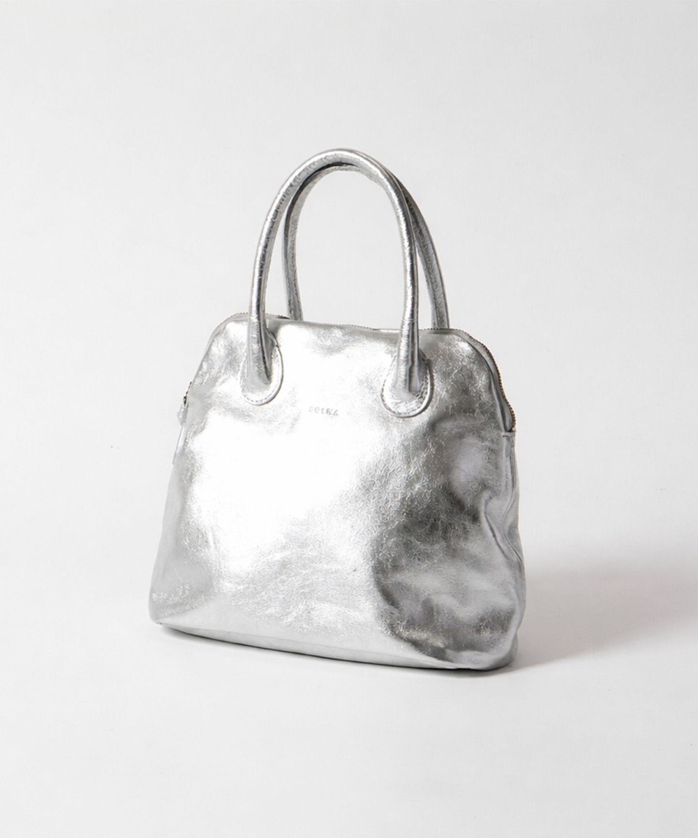 FOLNA RD ホイルレザーブガッティボストンバッグ 