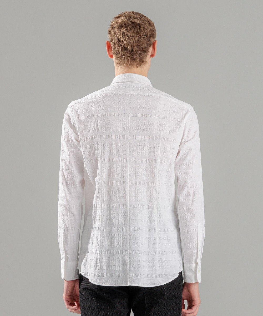JOSEPH HOMME レボソジャガードストレッチ　レギュラーカラーシャツ 