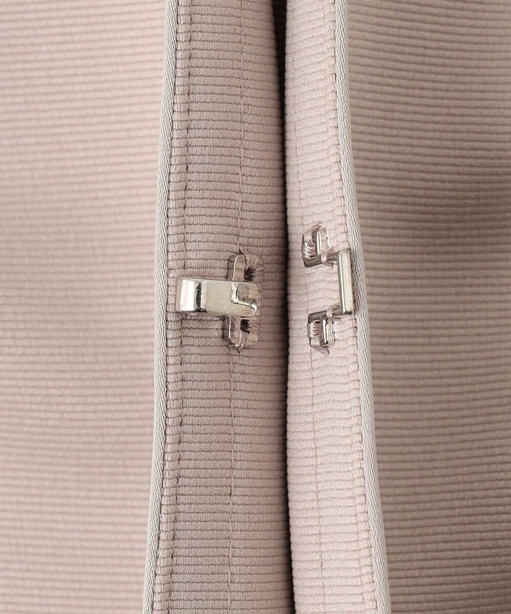 自由区 【ご好評につき追加生産・洗える】グログランノーカラー ジャケット 