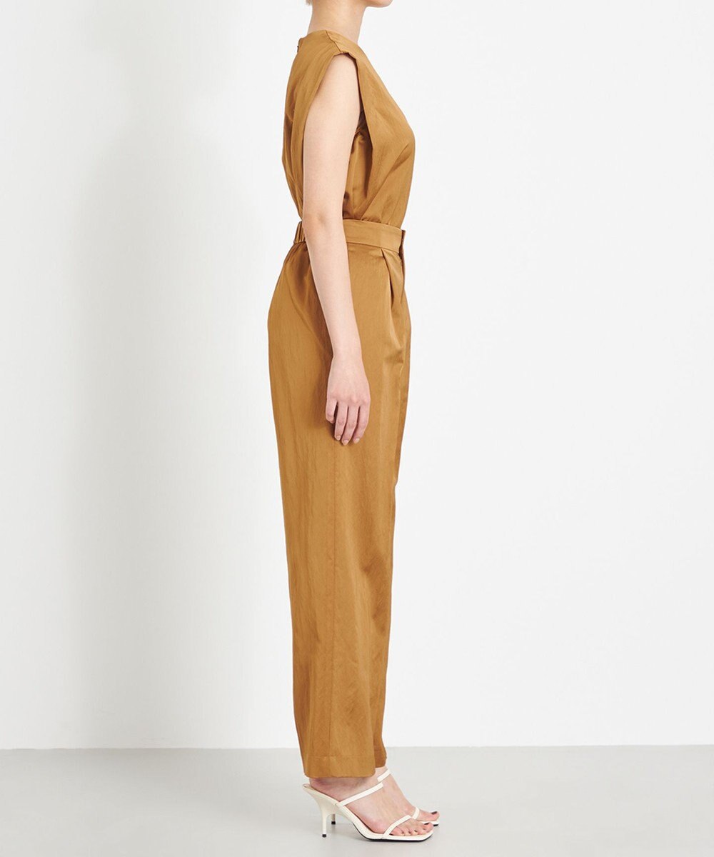 NAVE 【ReNAVE 洗える】グロスサテン パンツ 