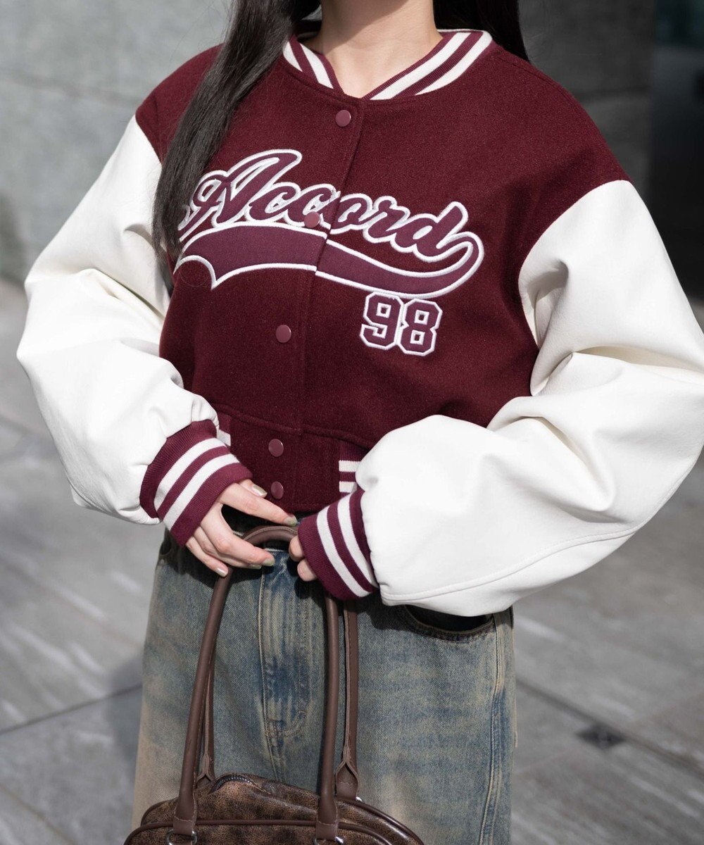 WEGO スタジアムロゴショートスタジャン 