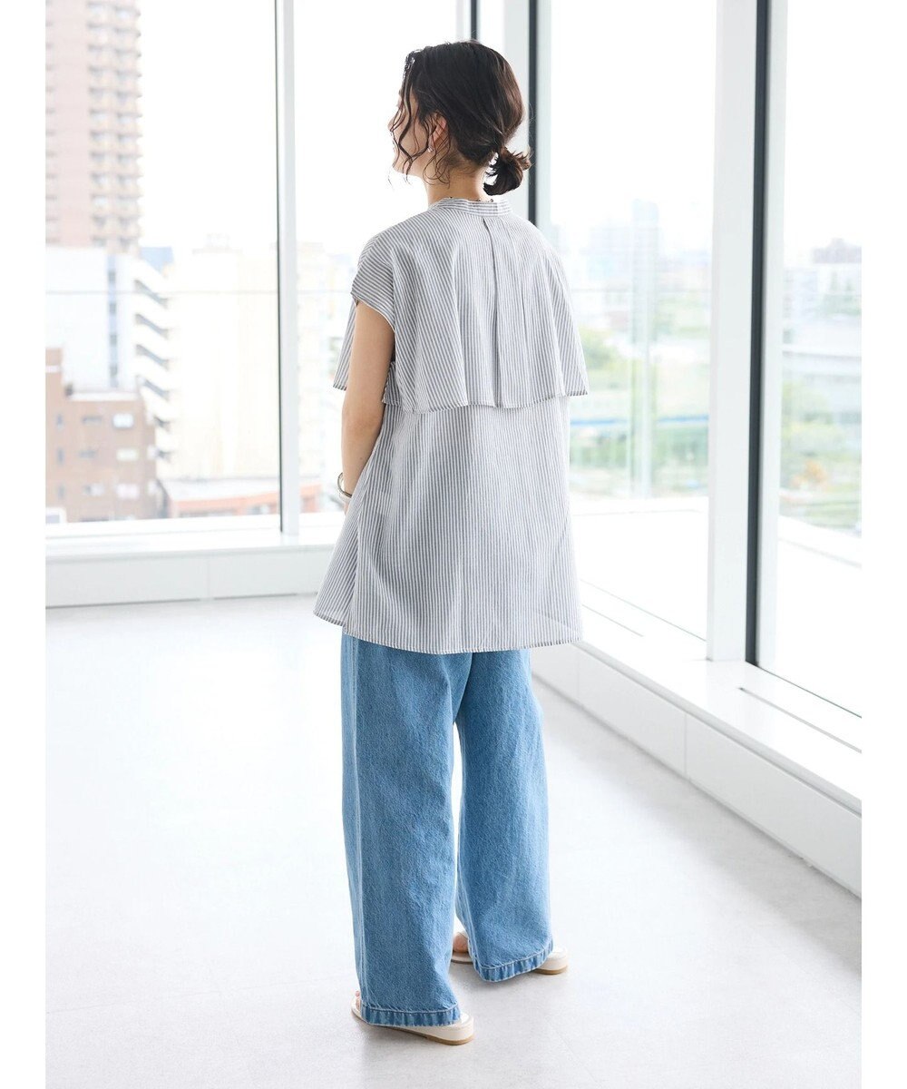 CRAFT STANDARD BOUTIQUE インド綿フリルブラウス 