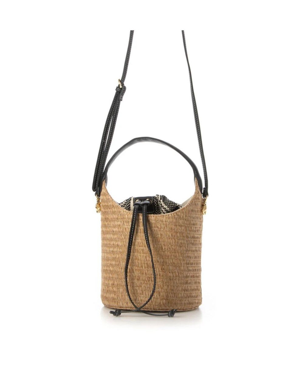 UNBILLION cachecache ジャガード巾着付きポリプロピレンバケツバッグ 