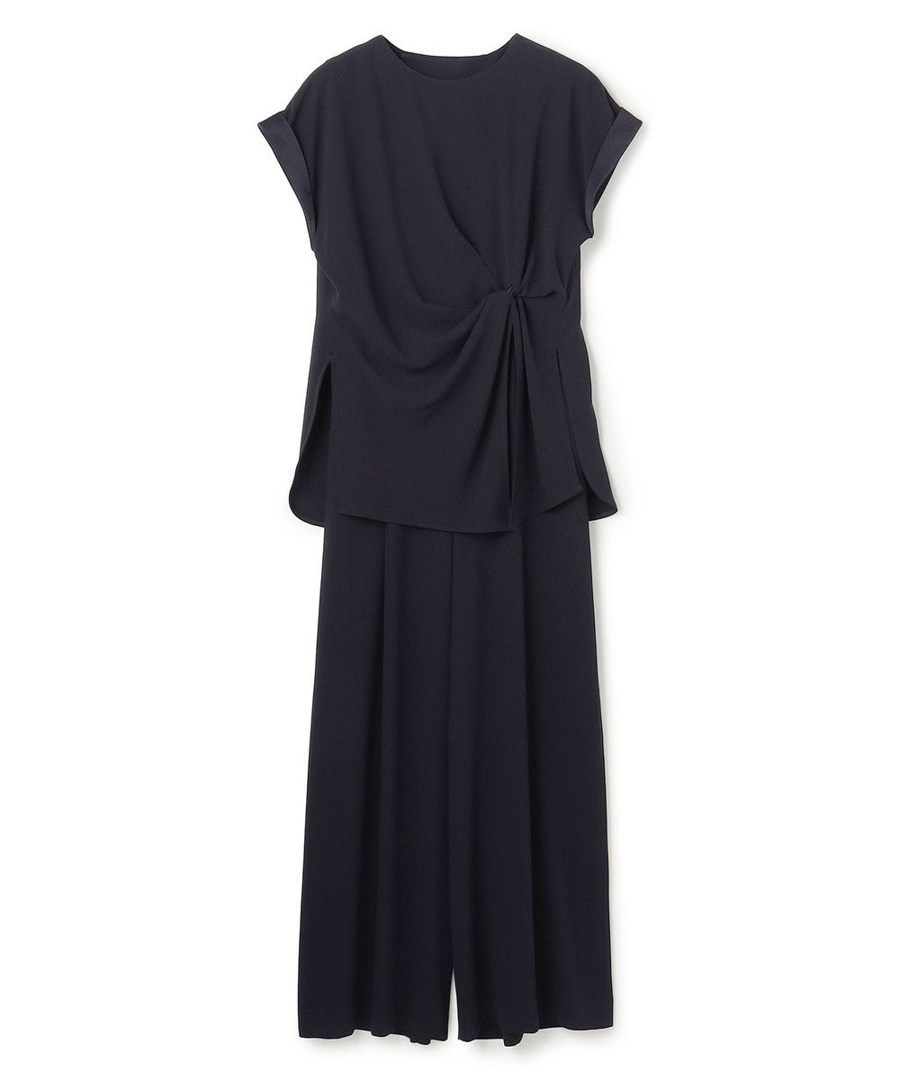 uncrave バックサテンジョーゼット オールインワン 