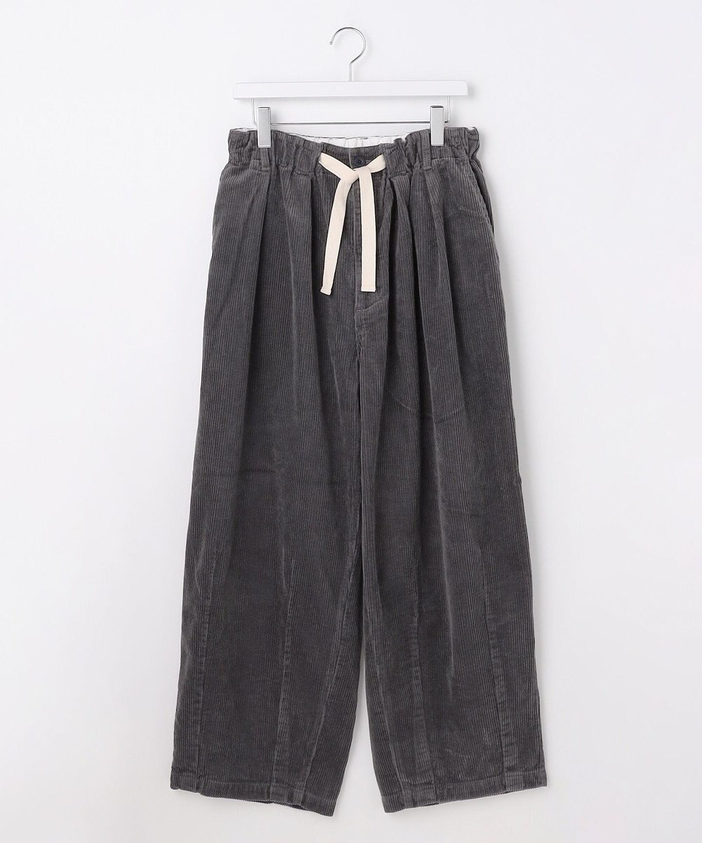 J.PRESS YORK STREET 【UNISEX】コーデュロイ 2タックワイドパンツ 