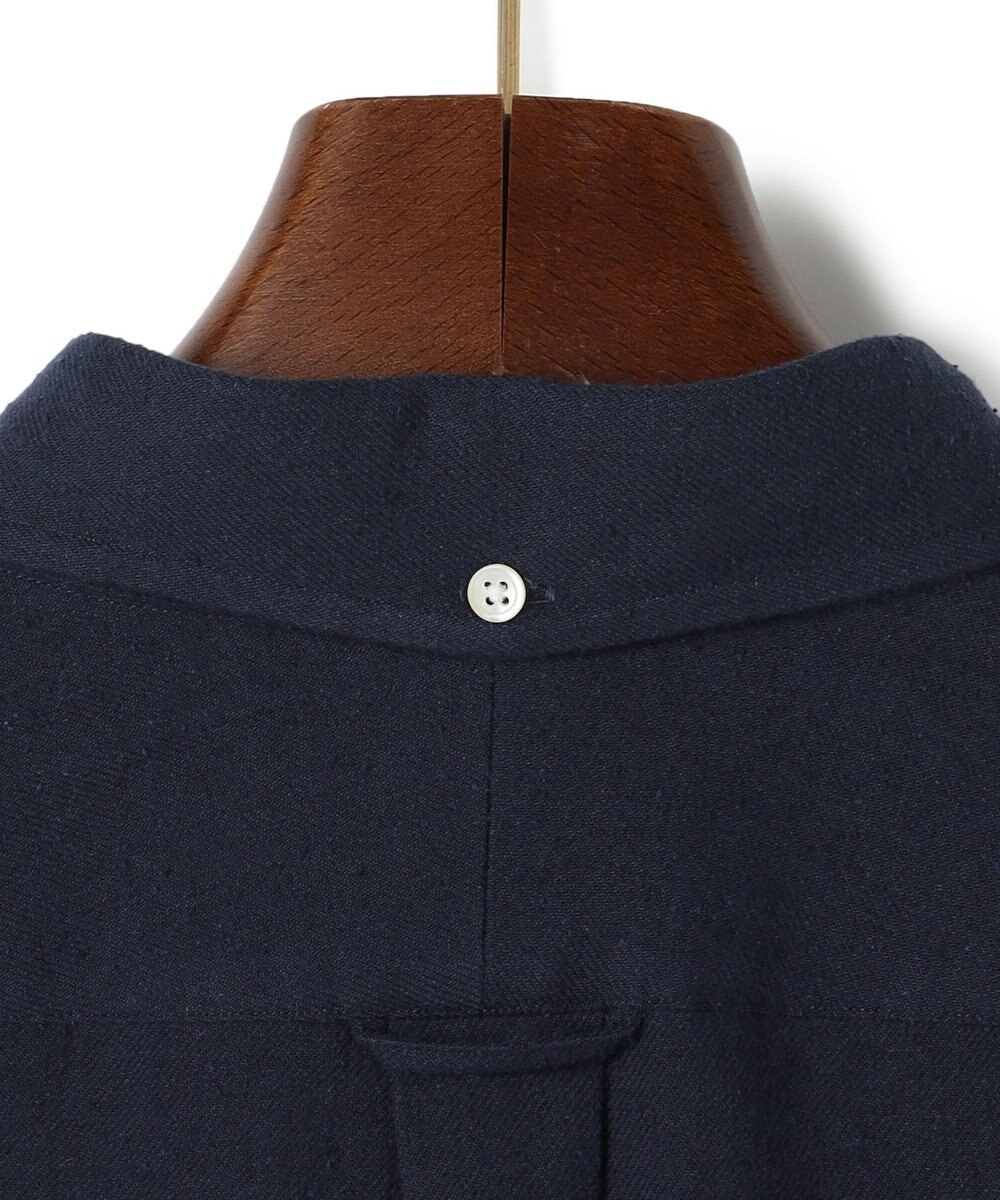 J.PRESS MEN 【J.PRESS ORIGINALS】【UNISEX】Cotton Silk Yarn Dyed Twill B.D. Shirts / Baggy-Fit 