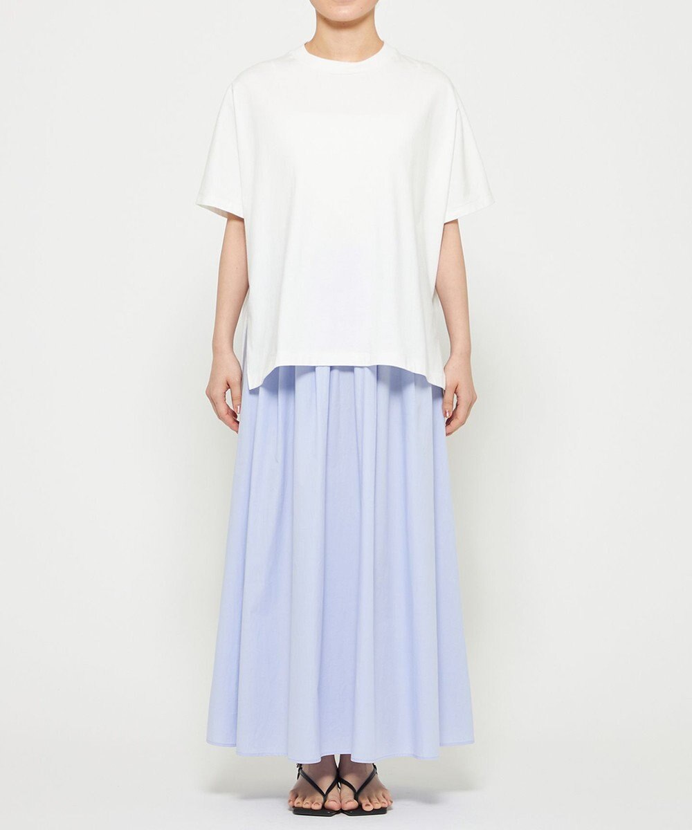 uncrave 【佐藤晴美さん着用・洗濯機洗い可】プレーンストレッチ ビッグTシャツ 