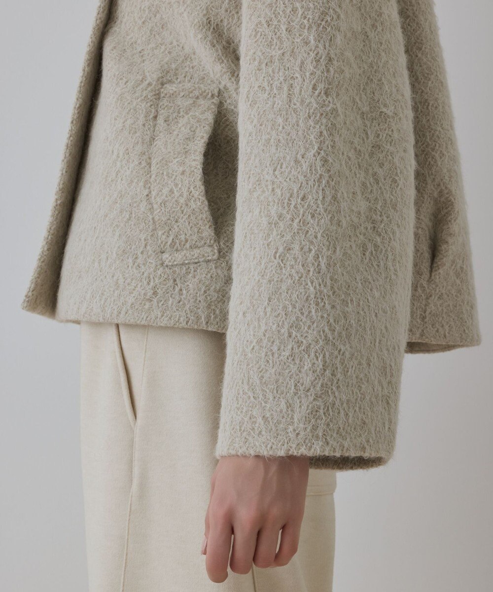 GRACE CONTINENTAL アルパカシャギージャケット 