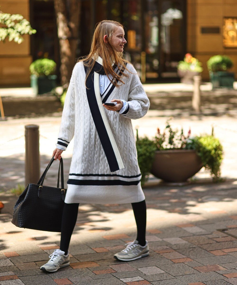 J.PRESS MEN 【J.PRESS ORIGINALS × CLUEL】チルデンニットワンピース 