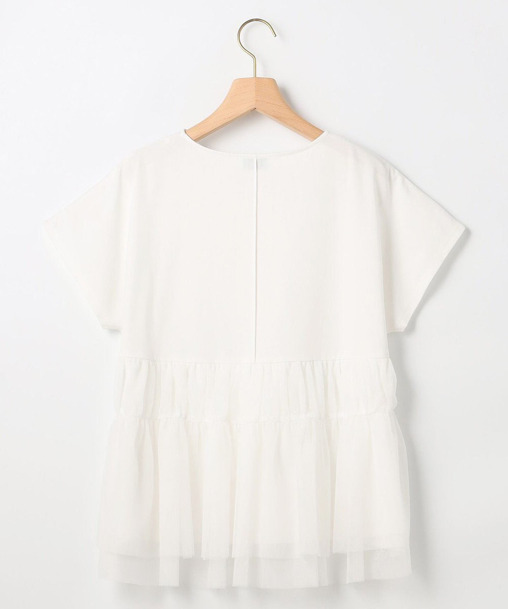 組曲 【先行予約】GIZAコットンチュールコンビ カットソー 