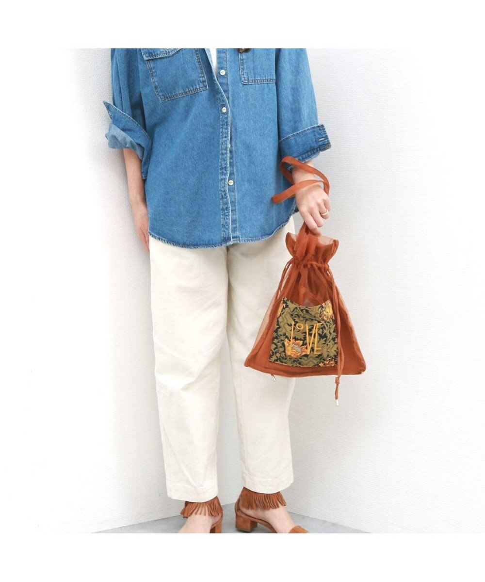 UNBILLION カシュカシュ cachecache / アソート生地LOVE巾着バッグ 