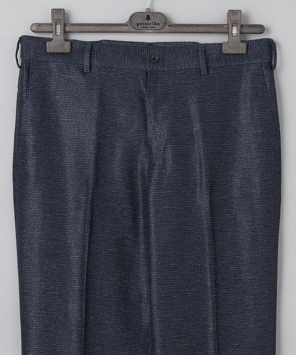 GOTAIRIKU 新素材セットアップ【通気性抜群/洗える/シワになりにくい】カラミプリントストレッチセットアップ パンツ 