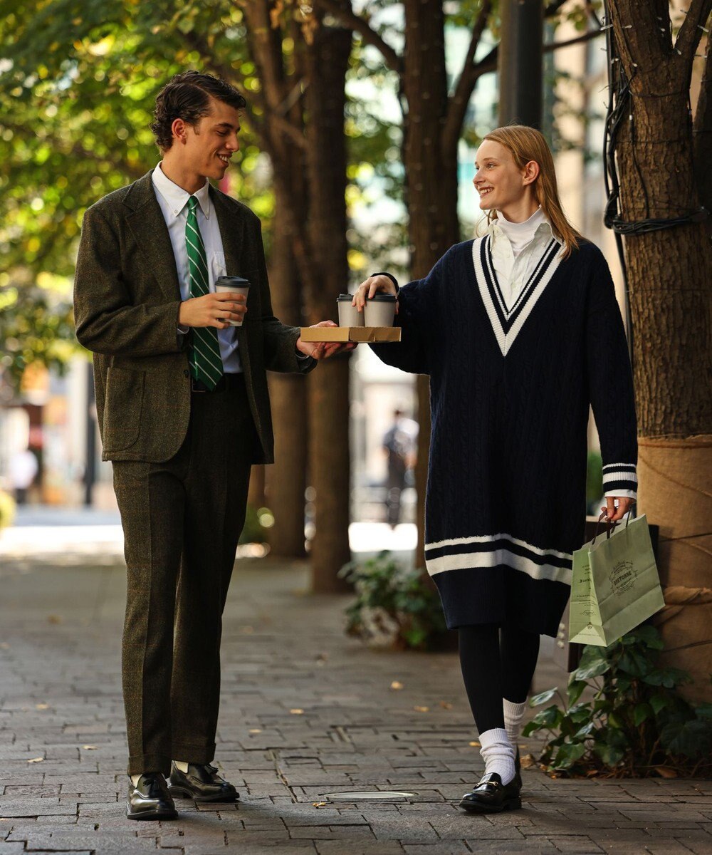 J.PRESS MEN 【J.PRESS ORIGINALS × CLUEL】チルデンニットワンピース 