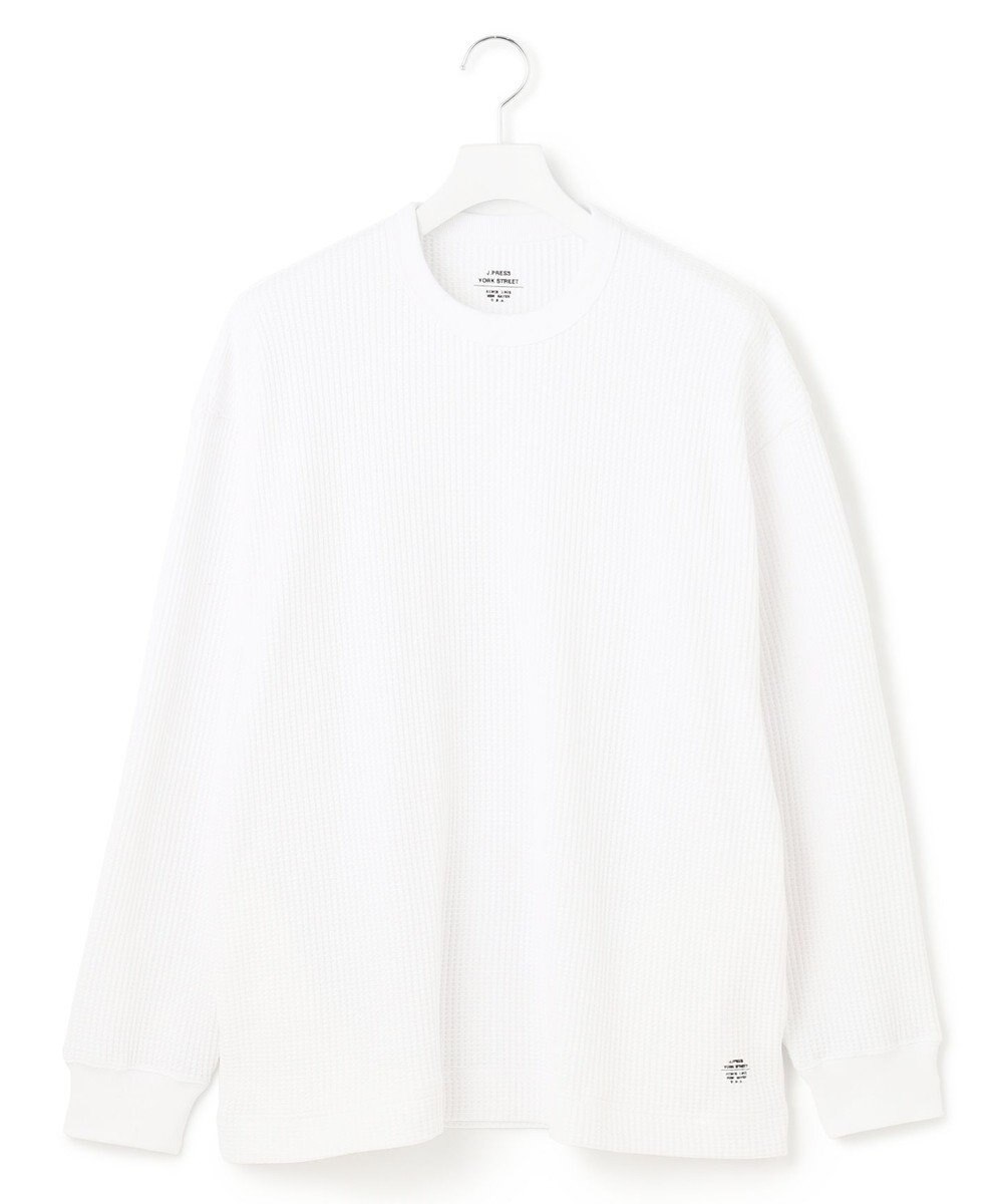 J.PRESS YORK STREET 【UNISEX】ワッフルロングスリーブ Tシャツ 