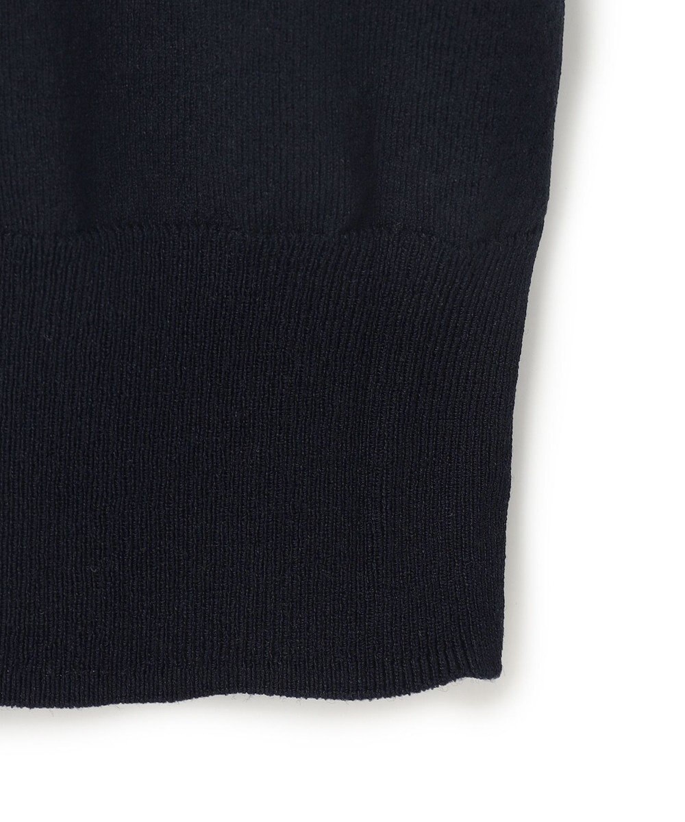 BEIGE， 【洗える】NADIA / バックオーガンジークルーネックカーディガン 