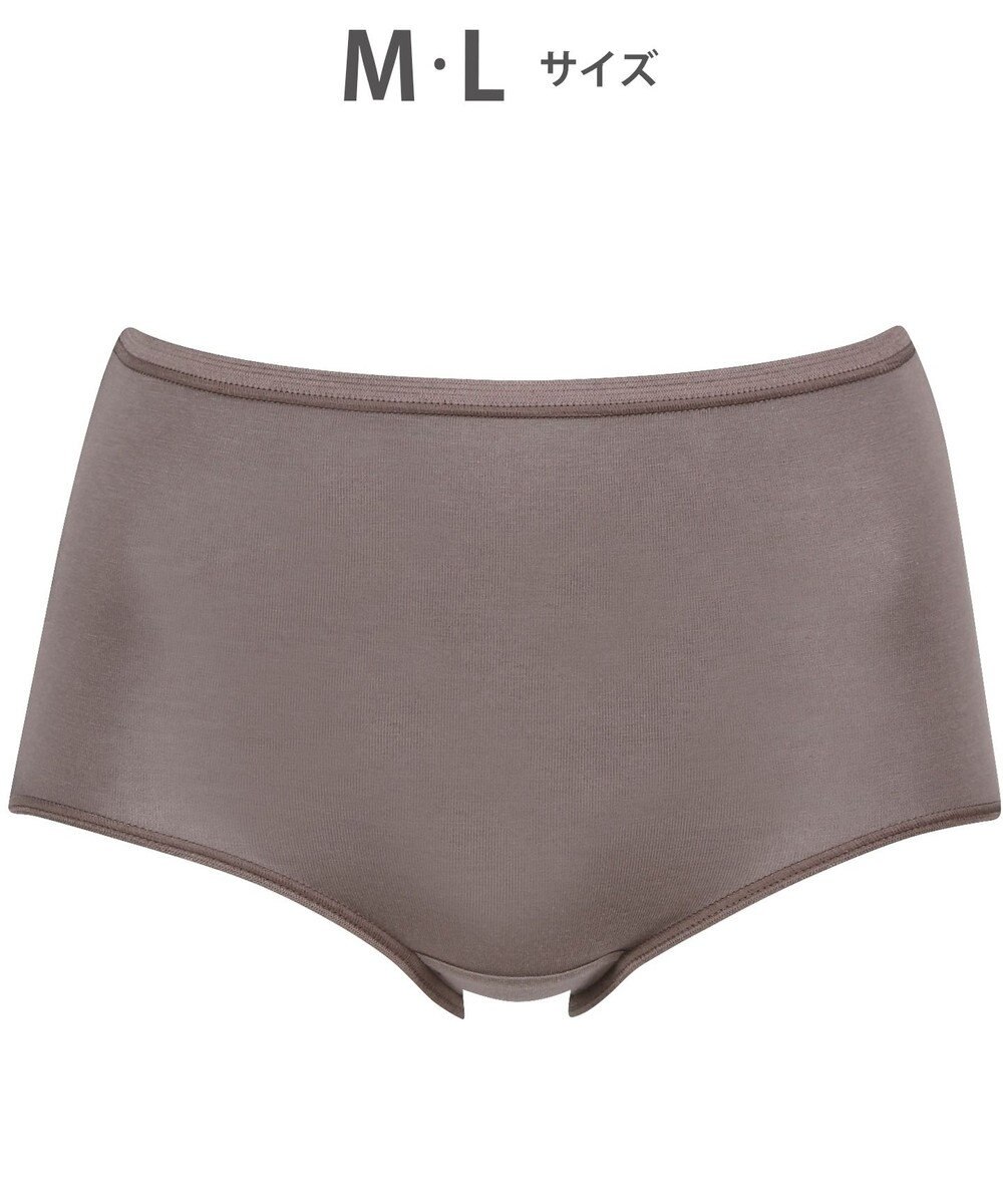 WACOAL ショーツ はきこみ丈ふかめ オーガニックコットン混(本体) 超長綿を使用(本体) 【ボディスエード】 レディース PPC301 /ワコール 