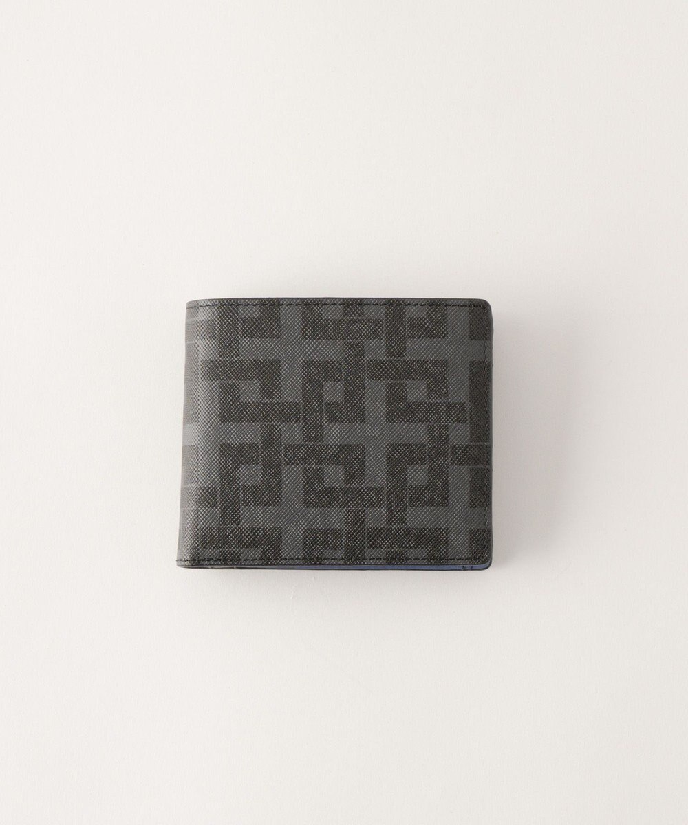 MIYABIYA La quoh with kirakaracho 角つなぎ プリントレザー 二つ折り財布 