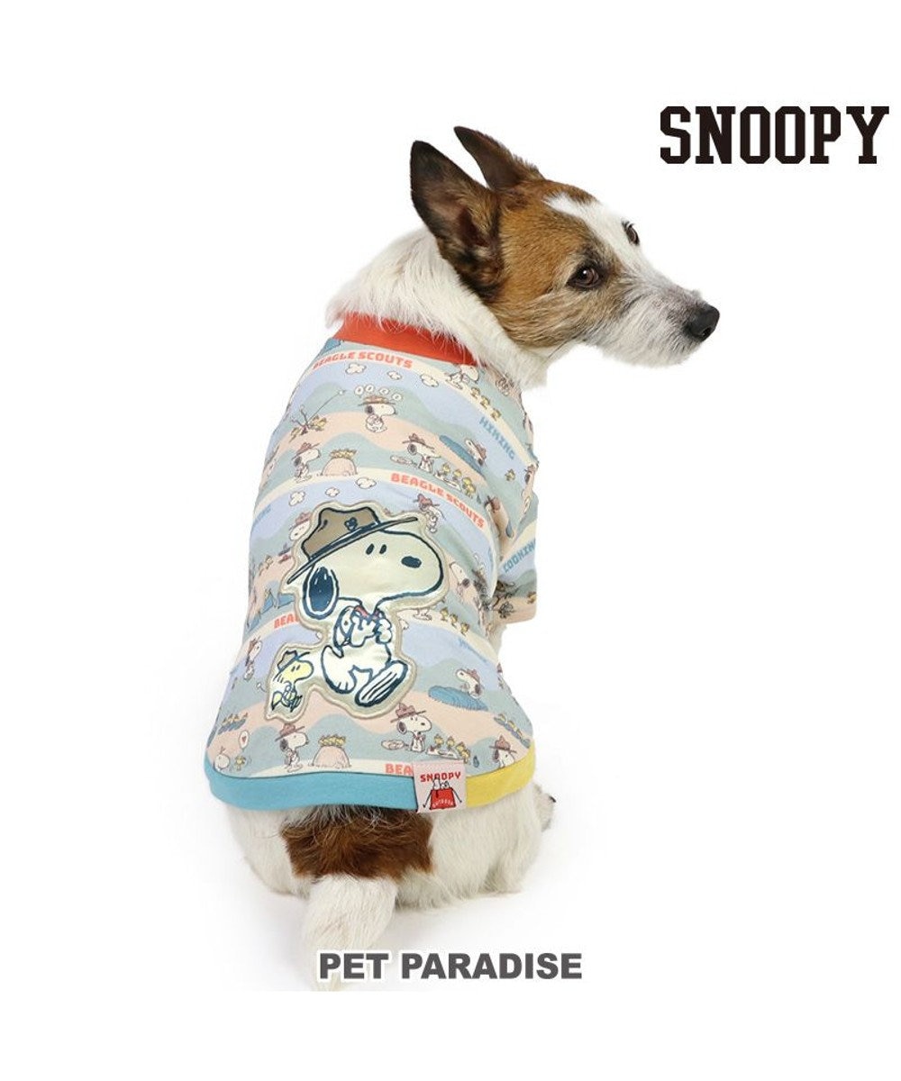 PET PARADISE スヌーピー トレーナー《キャンプ柄》 小型犬 カーキ