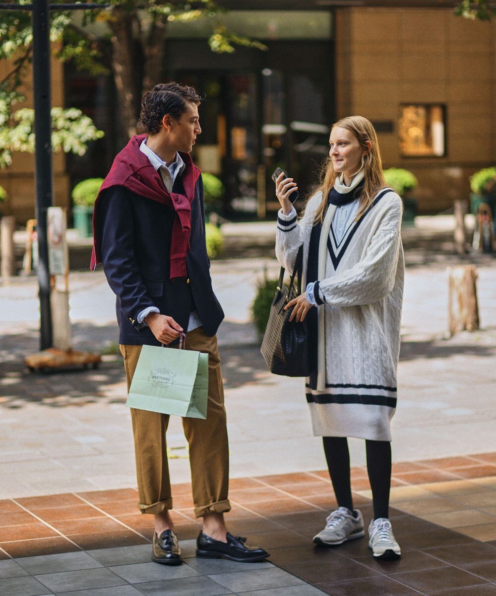 J.PRESS MEN 【J.PRESS ORIGINALS × CLUEL】チルデンニットワンピース 