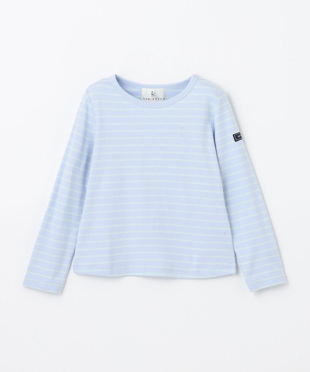 組曲 KIDS 【110-140㎝】長袖ボーダー Tシャツ 