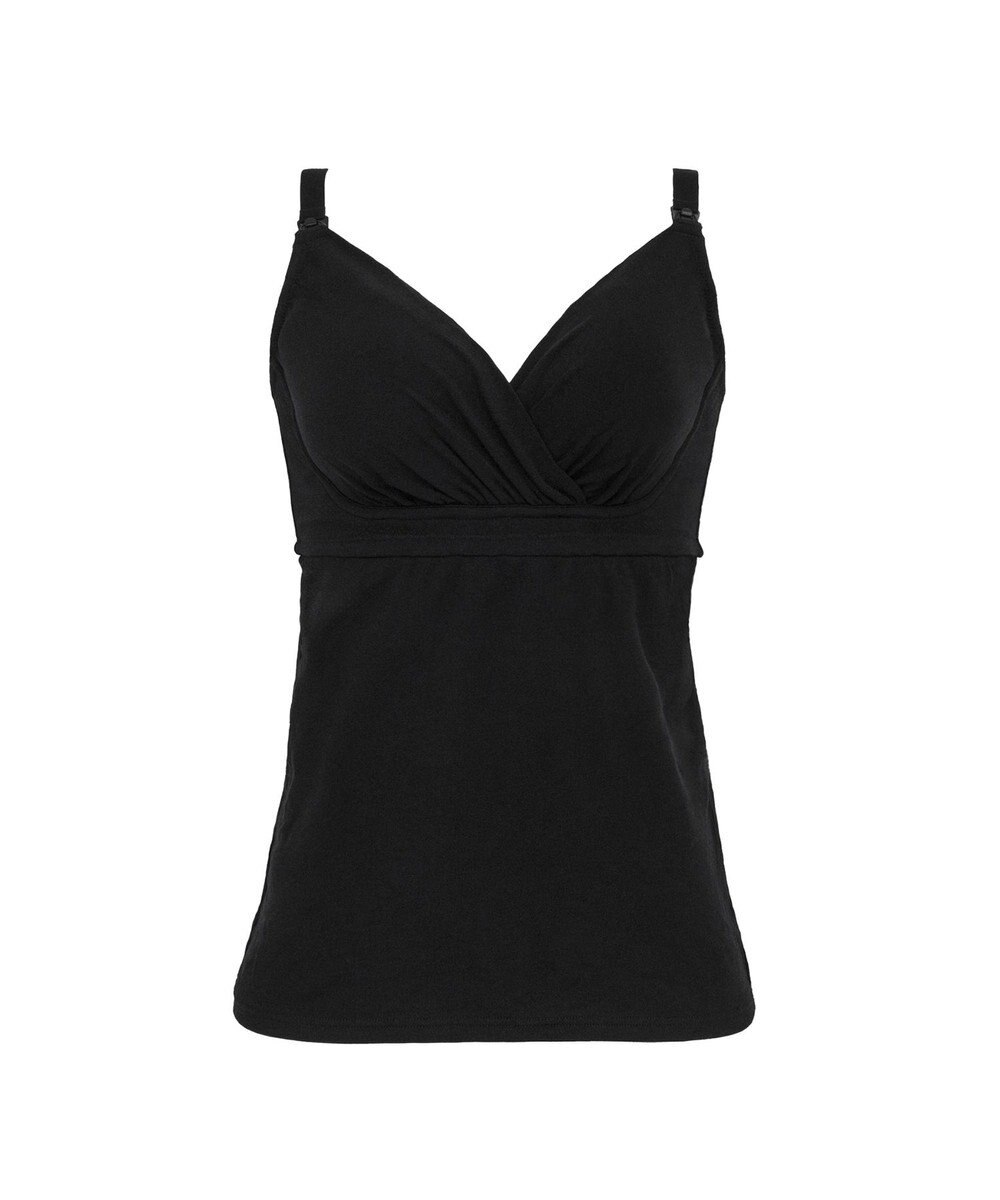 BRADELIS New York 【BRADELIS New York  MATERNITY】オープンカシュクールブラキャミ ブラデリス マタニティ 授乳しやすい 補正下着 ブラトップ カップ付き 