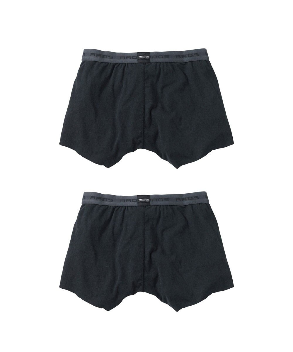 WACOAL MEN ボクサーパンツ 2枚セット 【オーガニック綿混ボクサー】 快適 吸汗速乾 抗菌防臭 やさしい肌あたり フリーカッティング(裾部分) 環境に配慮 前閉じ GT2310 /ブロス バイ ワコールメン 