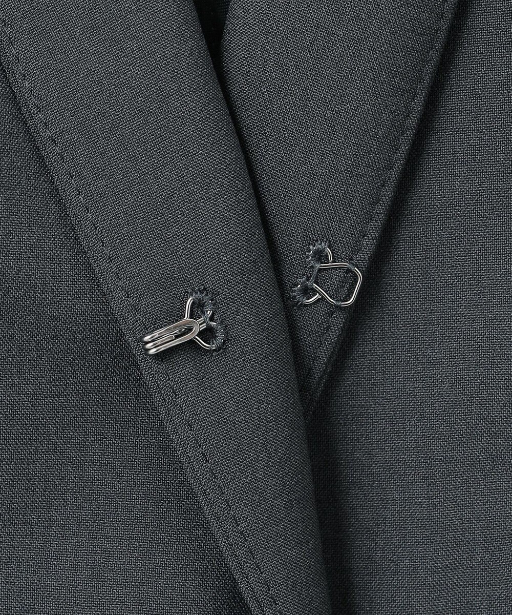 J.PRESS LADIES L 【セットアップ対応・洗える】DRYウーステッド ノーカラー ジャケット 