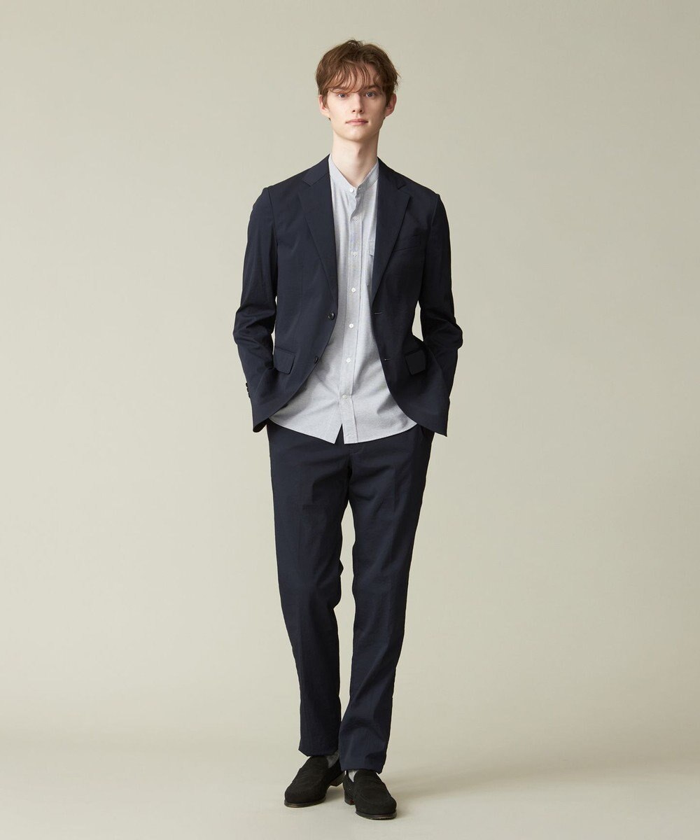 J.PRESS MEN 感動！？上品な見た目に着心地抜群なセットアップ【MECHANICAL】【超軽量 / 清涼感 / 洗える】ハイパワーストレッチ スラックス 