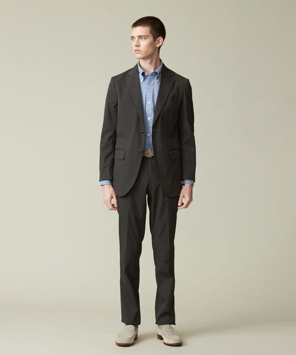 J.PRESS MEN 感動！？上品な見た目に着心地抜群なセットアップ【MECHANICAL】【超軽量 / 清涼感 / 洗える】ハイパワーストレッチ スラックス 