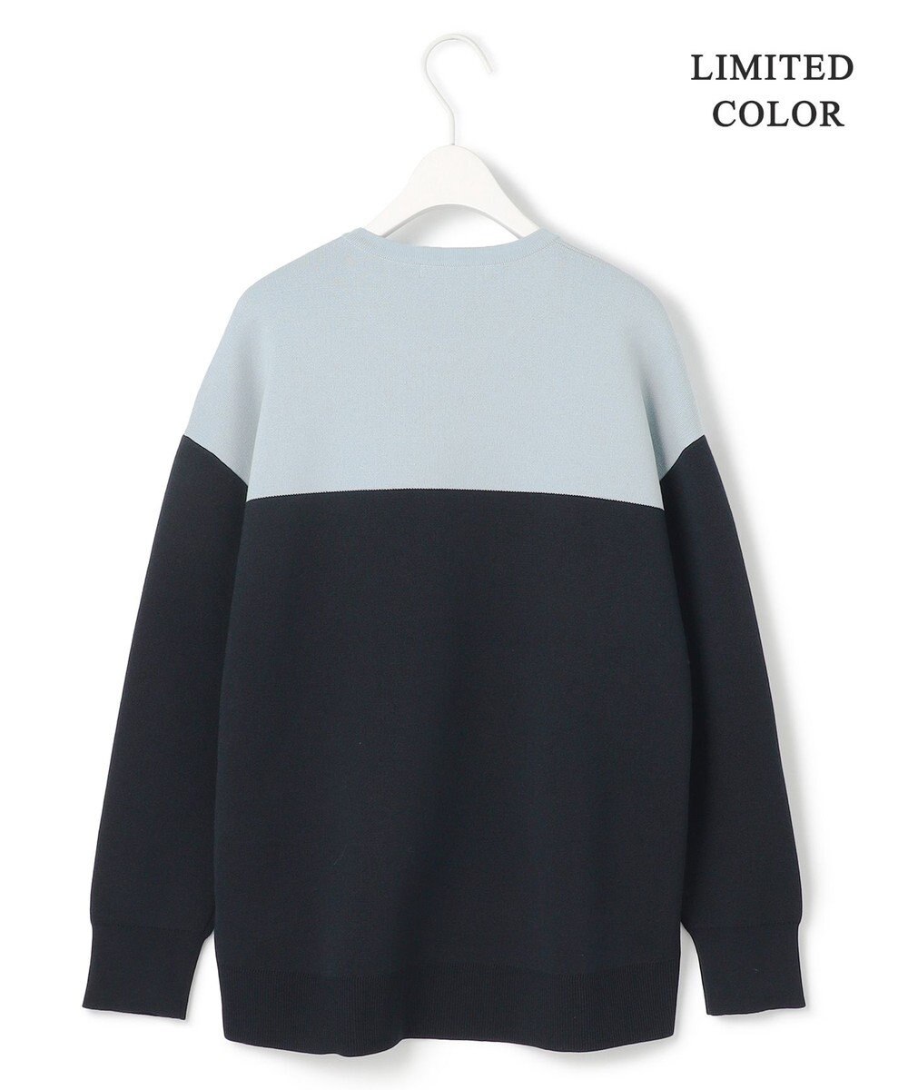 ICB 【WEB限定カラーあり・洗える】コットンポリエステルスムース  ニットプルオーバー 