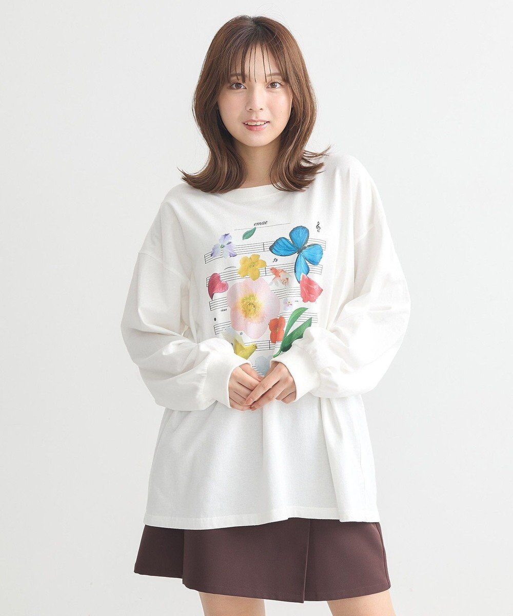 earth music&ecology いいこと奏でるグラフィックＴシャツ 