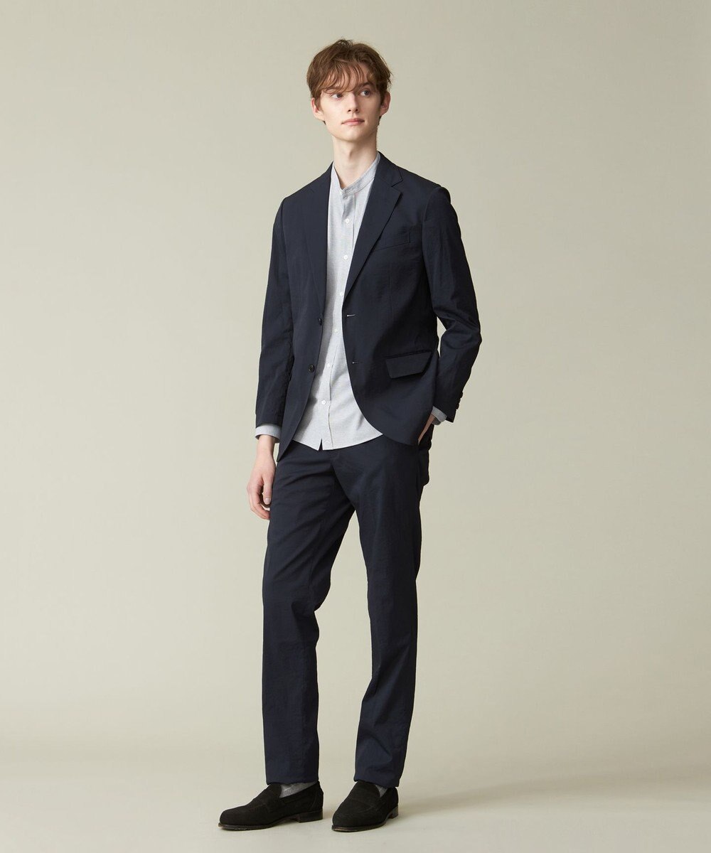 J.PRESS MEN 感動！？上品な見た目に着心地抜群なセットアップ【MECHANICAL】【超軽量 / 清涼感 / 洗える】ハイパワーストレッチ スラックス 