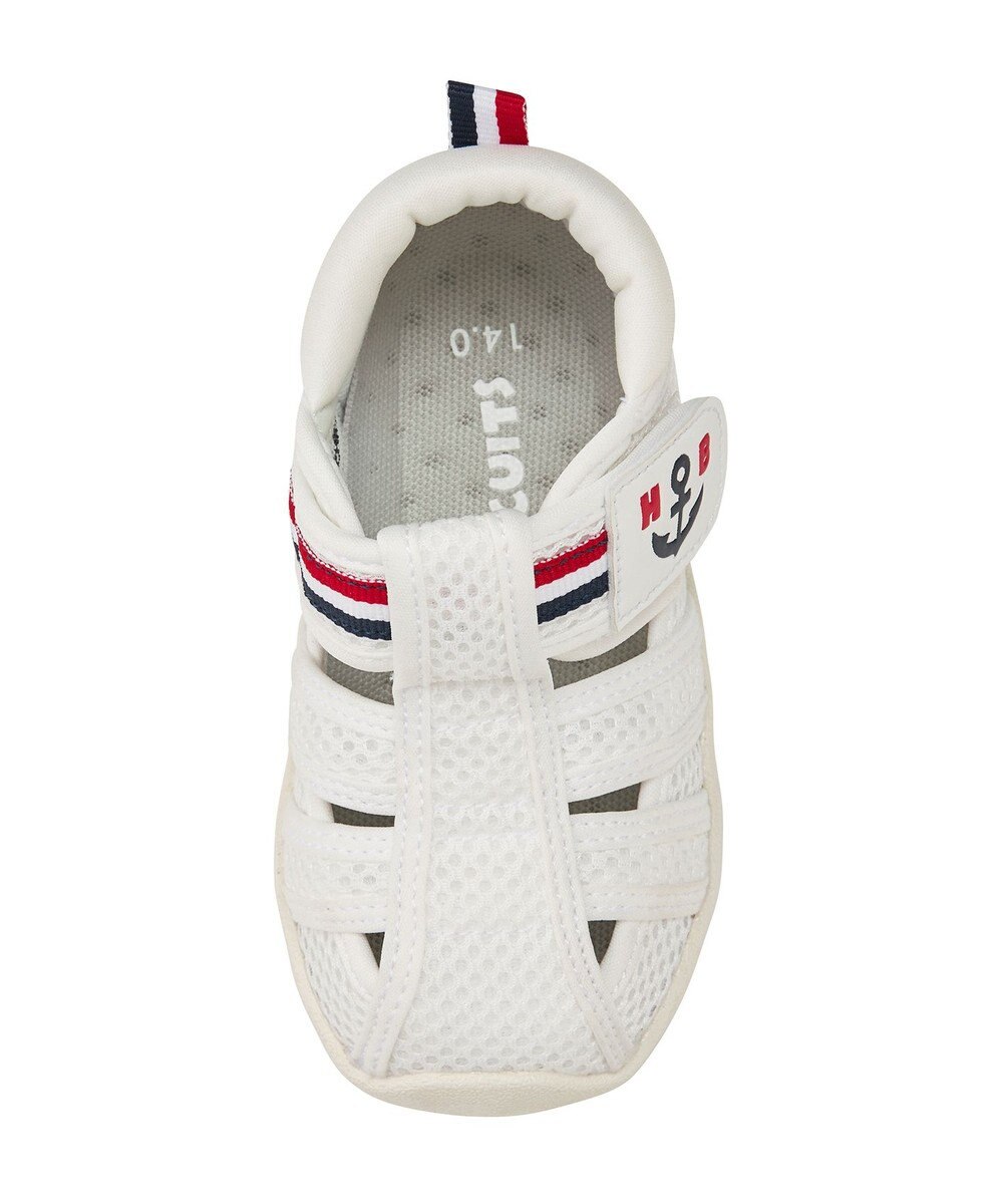 MIKI HOUSE HOT BISCUITS 【13-17cm】ダブルラッセル 水抜けセカンドサンダル 