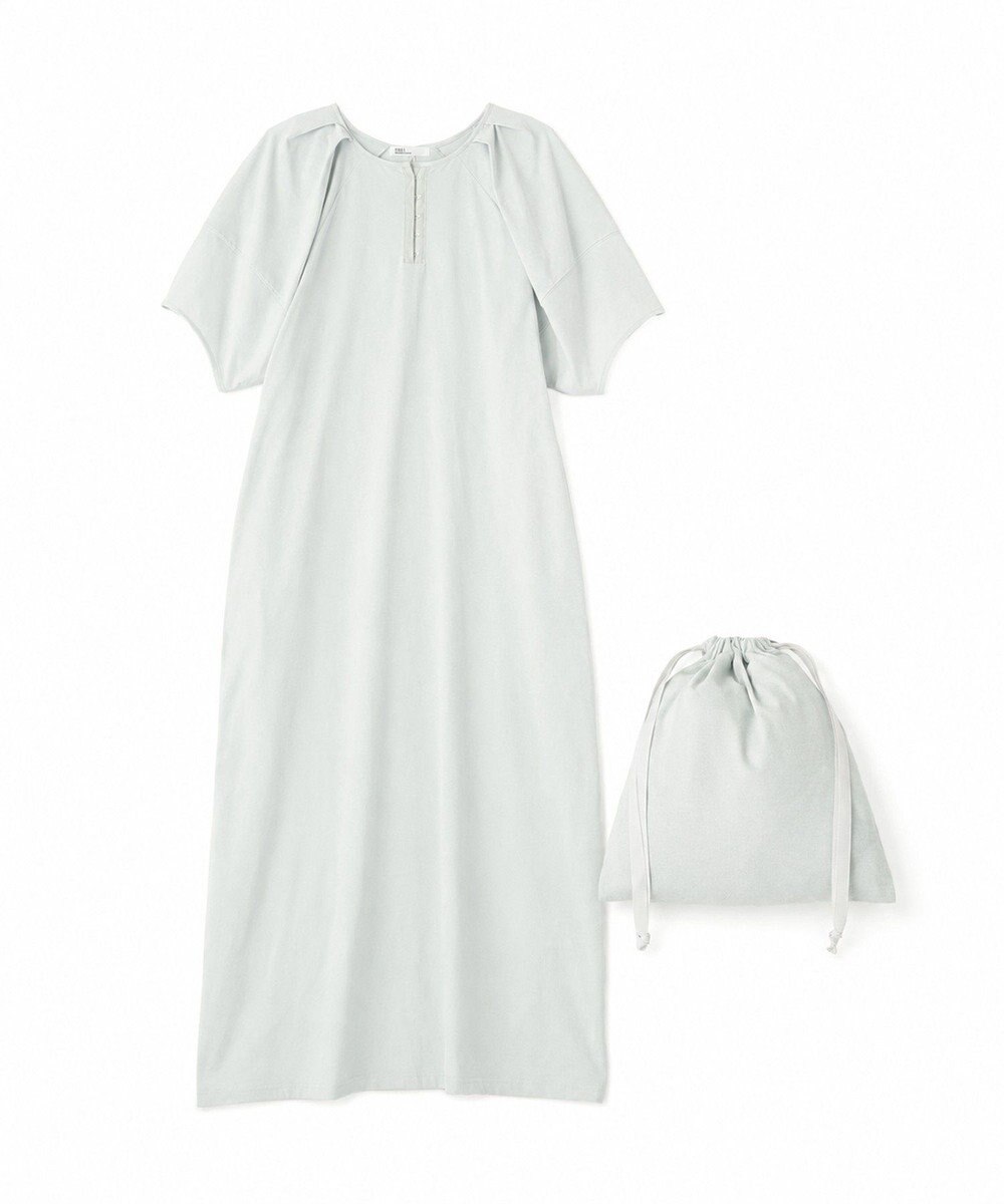 CRAFT STANDARD BOUTIQUE ポーチ付きバルーンスリーブワンピース 