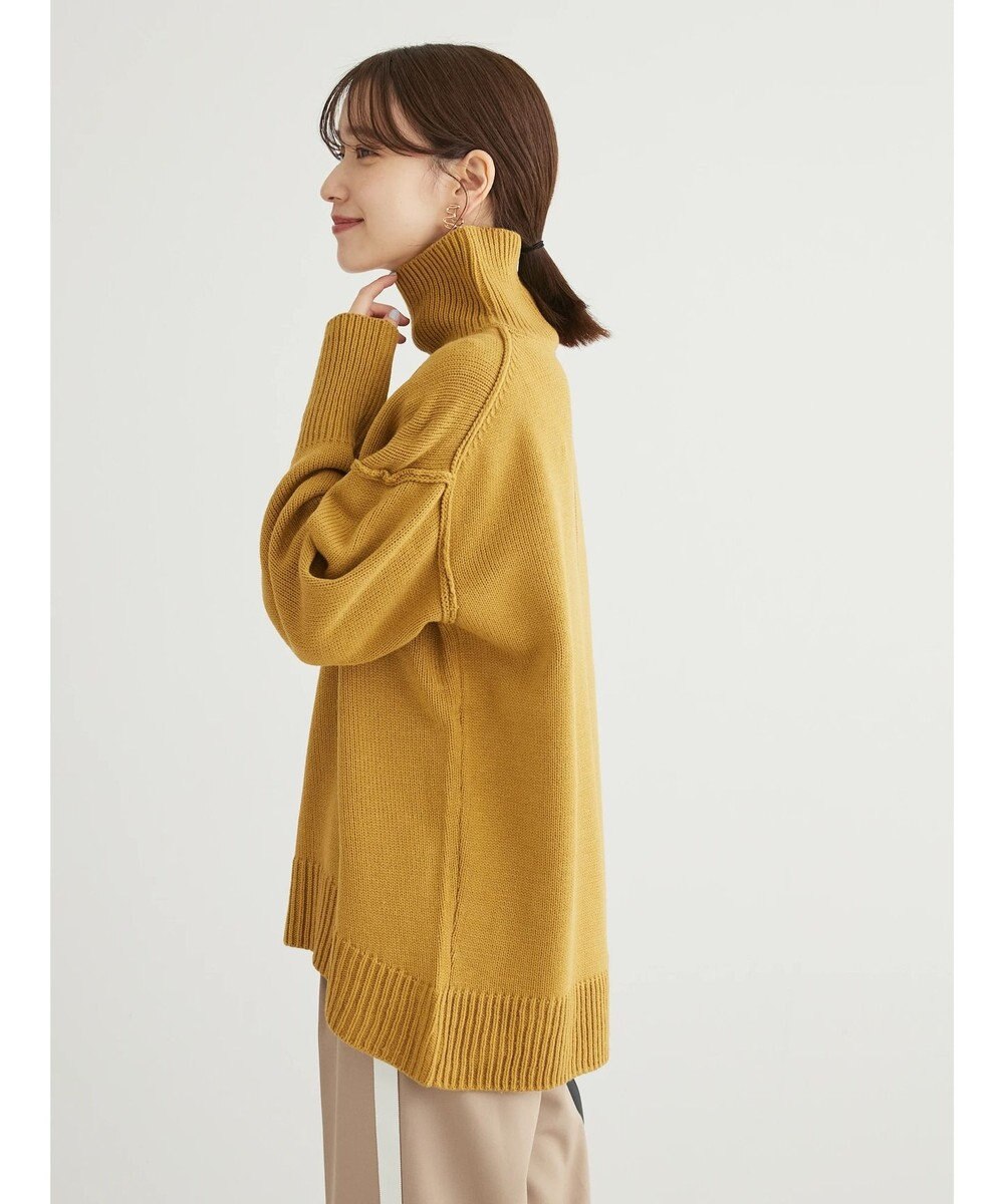 Green Parks ・Ｐｅｔｉｔ　Ｆｌｅｕｒ　タートルバックスリットニット 