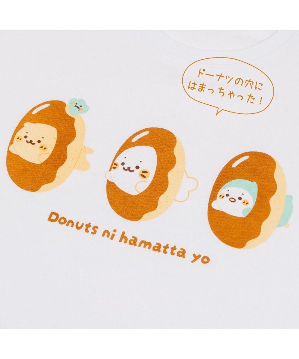 Mother garden しろたん Ｔシャツ 半袖  《 ドーナツハマったよ》 ユニセックス 