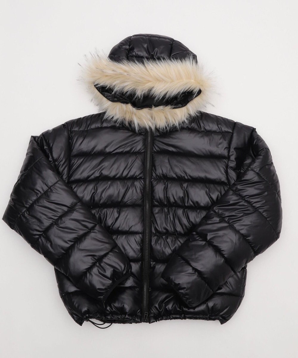 WEGO 【ユニセックス着用ITEM】2WAYシャイニーパファーフーディー 