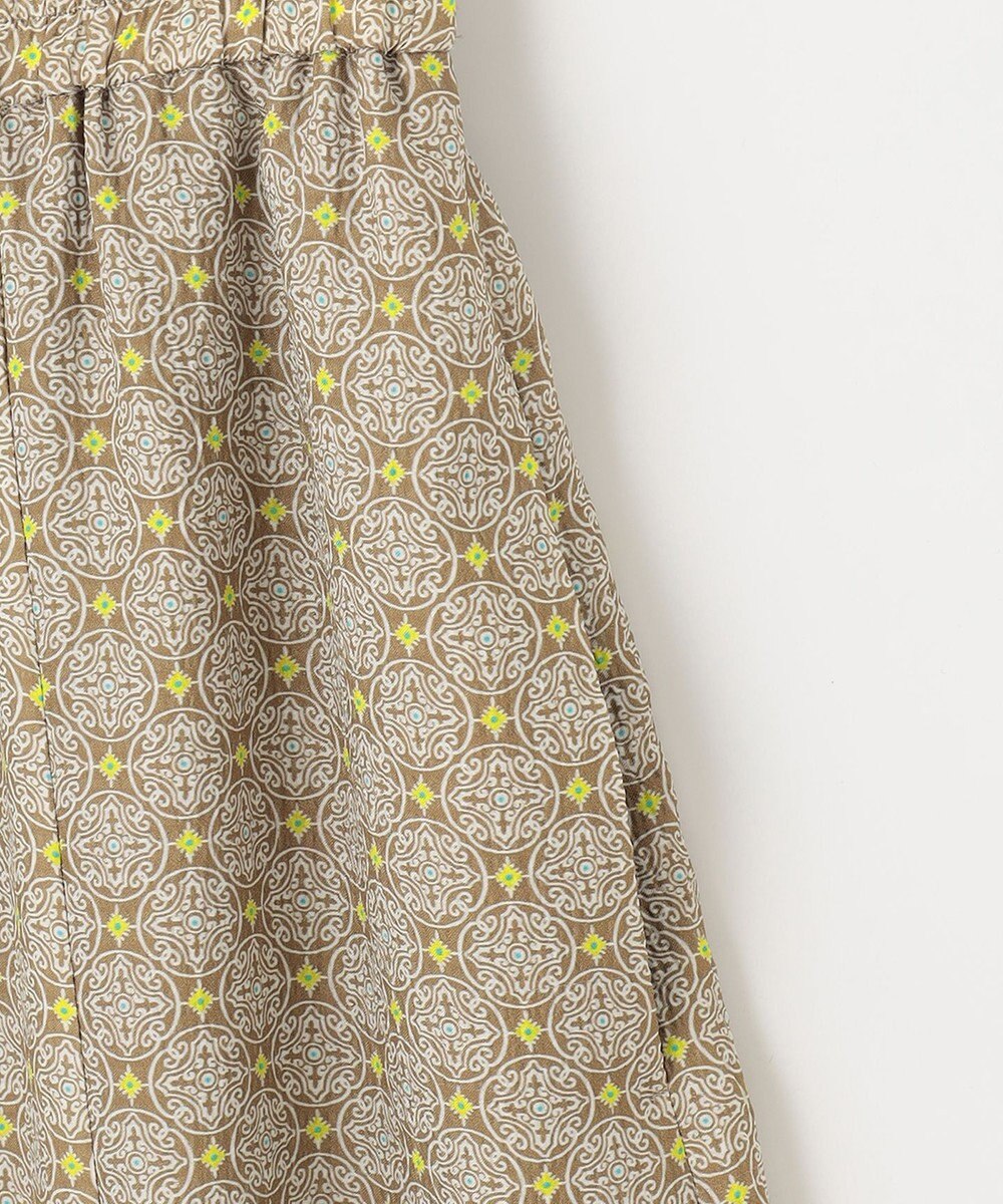 洗える】アラベスクプリント スカート / 自由区 L | ファッション通販