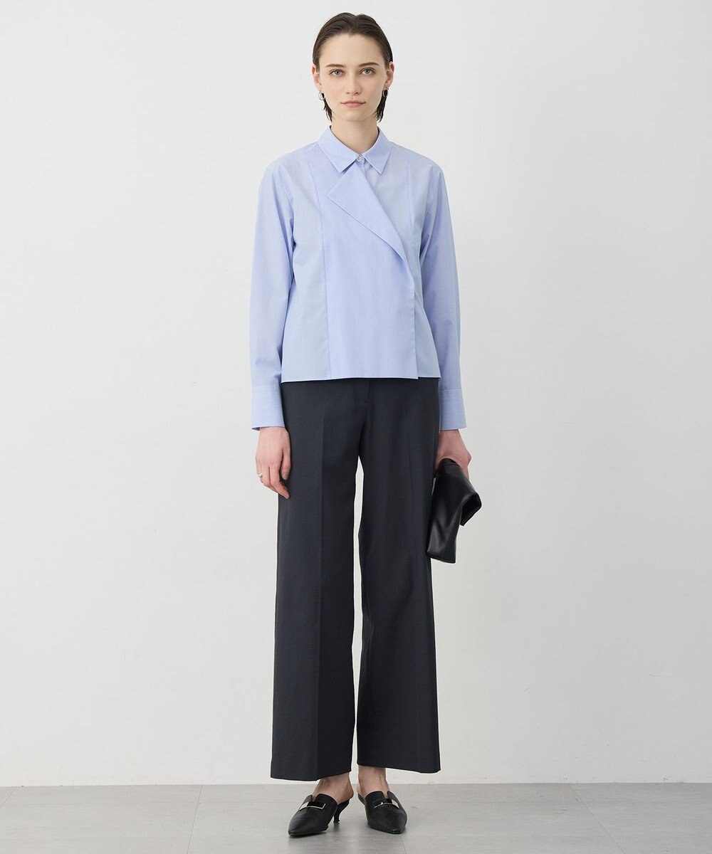 ICB 【先行予約】クリーンブロード ライダース風 クロップドシャツ 