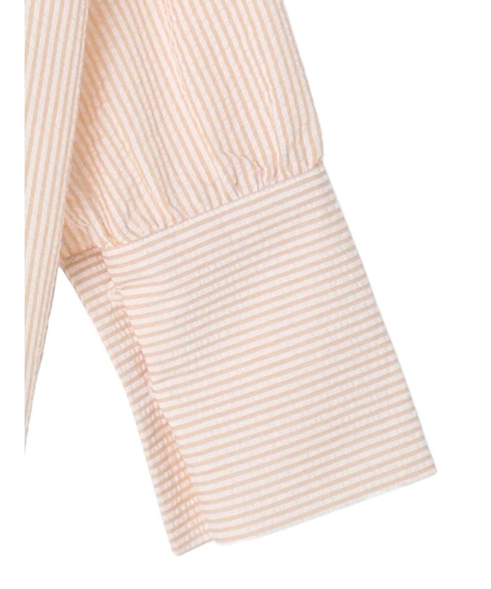 earth music&ecology サッカーストライプボーイズライクシャツ 