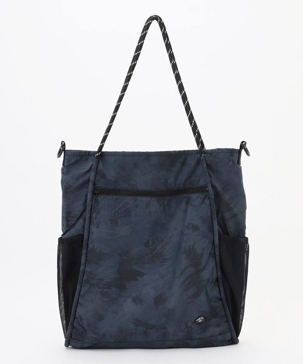 JOSEPH ABBOUD MOUNTAIN 【軽量/ECO撥水/ポケッタブル】エンボスプリント トートバッグ 