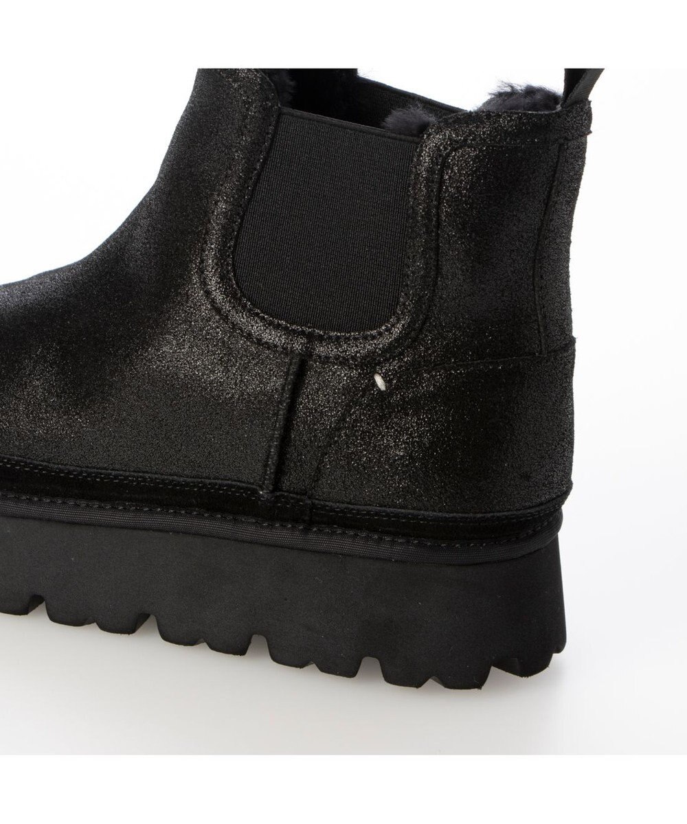 MODE ET JACOMO <carino>本革ムートン　サイドゴアショートブーツ 