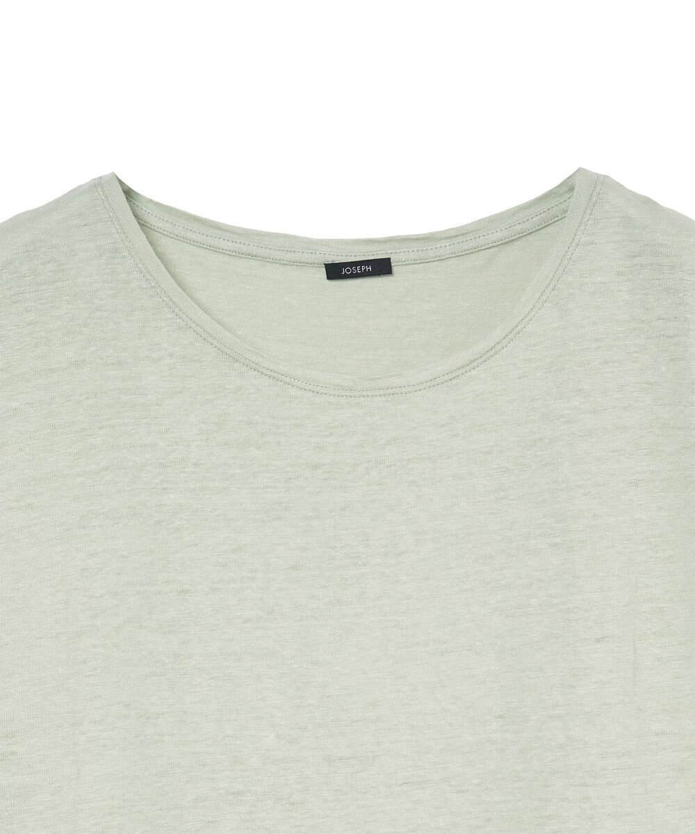 JOSEPH 【洗える】リネンジャージー　キャップスリーブトップス 