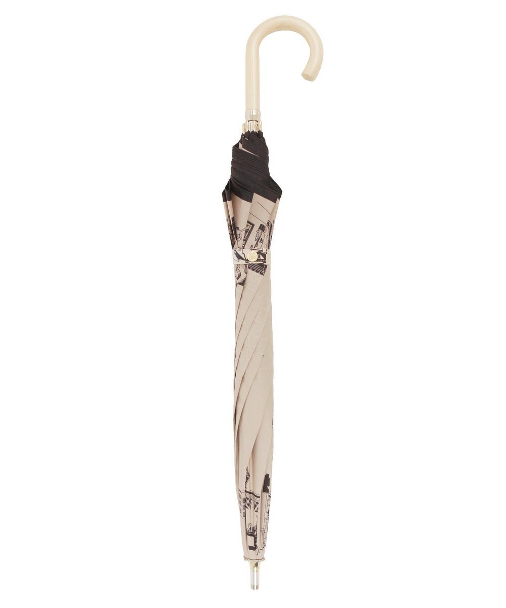 MOONBAT DAKS(ダックス) 晴雨兼用日傘 長傘 街並み フワクール生地使用 