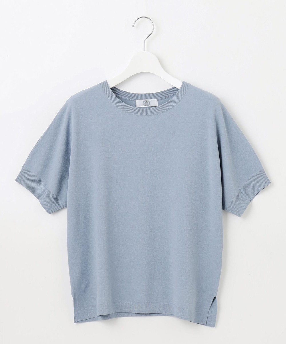 J.PRESS LADIES L 【洗える】レーヨンエリートストレッチ ドルマン ニット 