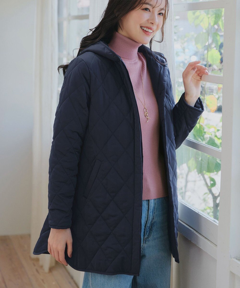 Tiaclasse 【安田美沙子さん着用・新色追加】中綿キルティングコート 